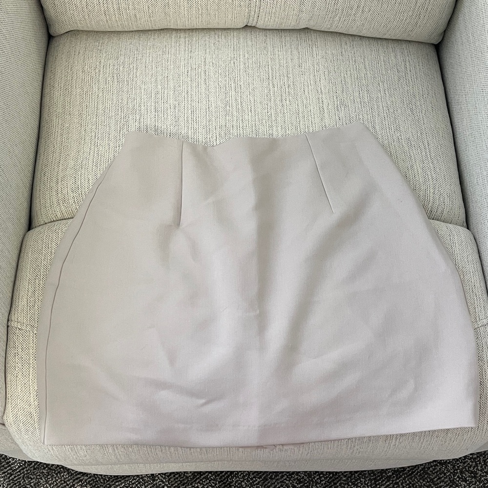Abercrombie & Fitch Light Gray Mini Skirt